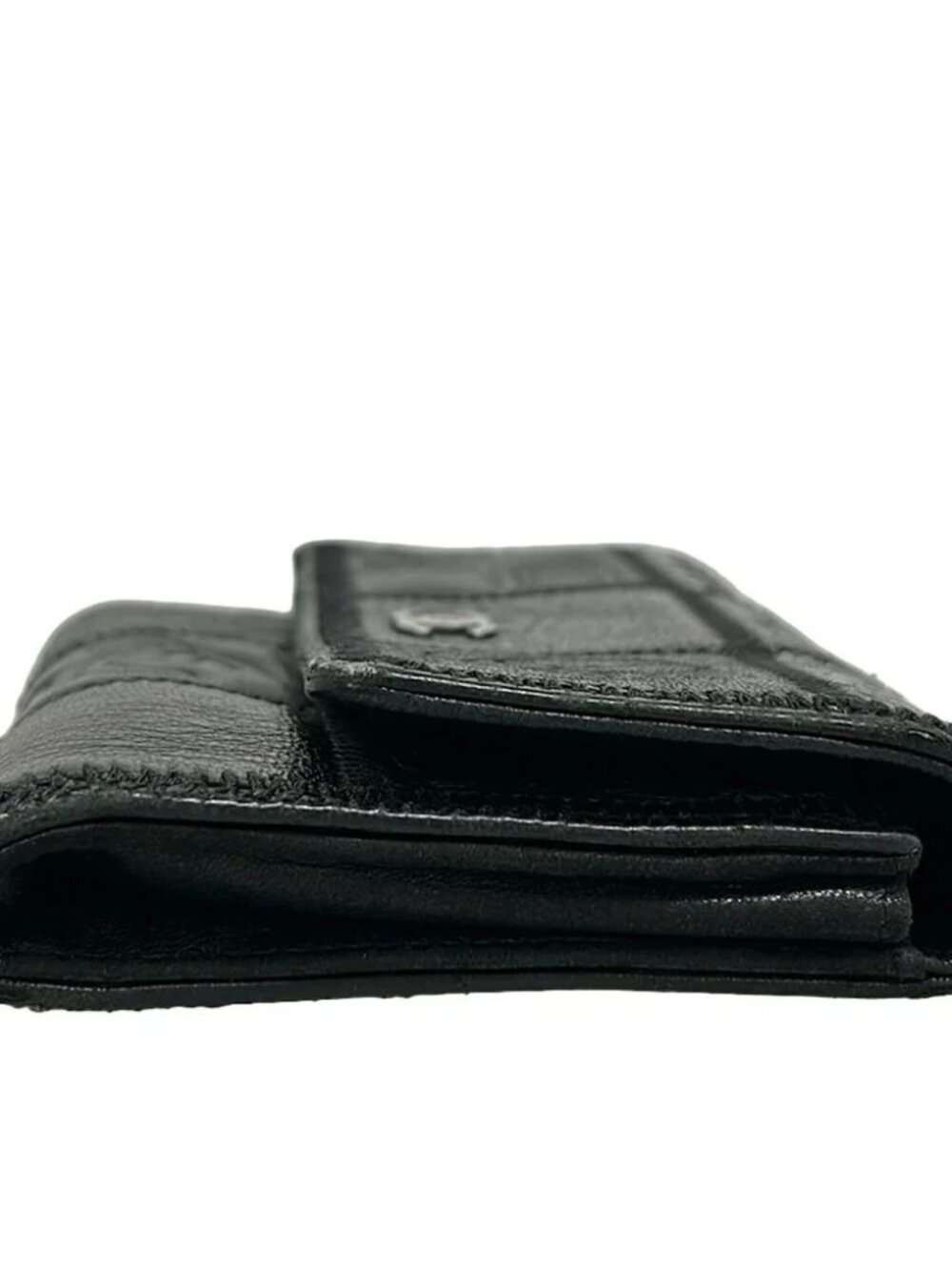 CHANEL Icon Black Leather Patent Leather Other Style Wallet - Picture 9 of 13